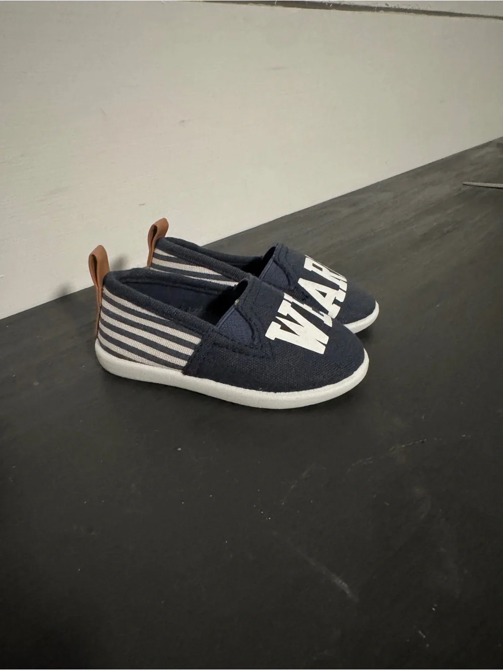 New Penn state toddler size 4 slip on canvas shoes
